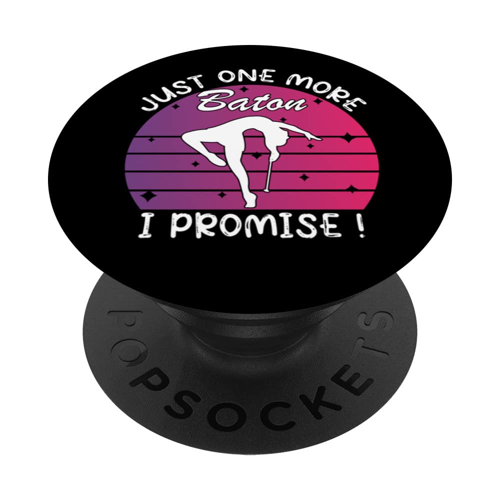Just one more baton I promise - gymnastics baton twirler PopSockets Swappable PopGrip