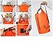 Koopower Dry Bag Sack, 20L Dry Gear Backpack with Universal Waterproof Phone Case for Boating, Kayaking, Rafting, Fishing, Camping, Canoeing, Swimming, Snowboarding, Driving (Orange)