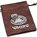 GuoSuang Men 316L Stainless Steel Norse Viking Odin's Wolf Rune Vantage Ring with Gift Bag