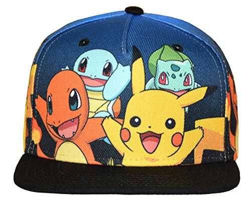 Pokemon gotta catchem all youth snapback cap