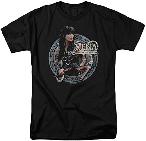 Xena Warrior Princess The Warrior Mens Short Sleeve Shirt Black 3X