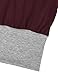 Red hoodie,Timeson Womens Long Sleeve Shawl Collar Sport 2-in-1 Knitted Panel Hooded Casual Tunic Sweatshirt X-Large Red