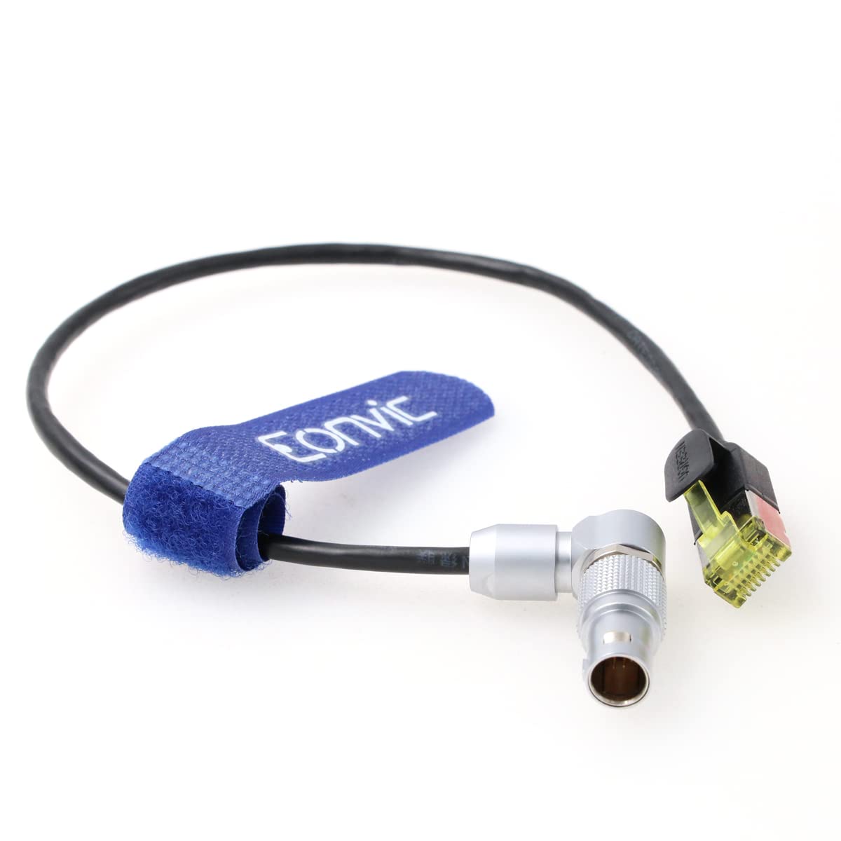 Eonvic Teradek COLR Data Cable Rotatable 10 Pin Male Right Angle to RJ45 Cat7 Ethernet Cable for ARRI Alexa Mini Camera