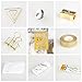 MultiBey Stationery Gift Set Marble White Students Stationery Gift Kit, Set of 24 pcs