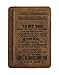 DOPTIKA Engraved Leather Wallet, Christmas, Birthday, Graduation Gifts For Son From Dad, Christmas Ideas, Gifts For Him, Slim Minimalist Wallets For Men, Mens Wallets Leather, Front Pocket Wallet