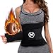 MERMAID'S MYSTERY Waist Trimmer for Women and Men - Sweat Bands for Stomach - Sweat Belt for High-Intensity Training Workouts