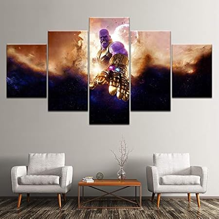 Baobaoshop Moderne Leinwandbilder Drucken Wandkunst Rahmen 5 Stucke Movie Poster Infinity War Wohnkultur Wohnzimmer Oder Schlafzimmer Poster Rahmen Amazon De Kuche Haushalt