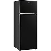 Avanti FF7B0W FF7B Apartment Size Refridgerator, Compact Fridge with Top Freezer with Temperature Control and Adjustable Shelves and Crisper Drawer, 7.0 cu.ft, White, 7 cu. ft on Fridge.com