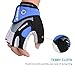 INBIKE Cycling Gloves for Men and Women with 5MM Shock-Absorbing Gel Pad, Anti-Slip Half-Finger Bike Gloves for MTB Biking Bicycle and Riding