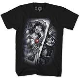 OGABEL Men's Gangsta Love 100% Cotton Standard 6oz Tee
