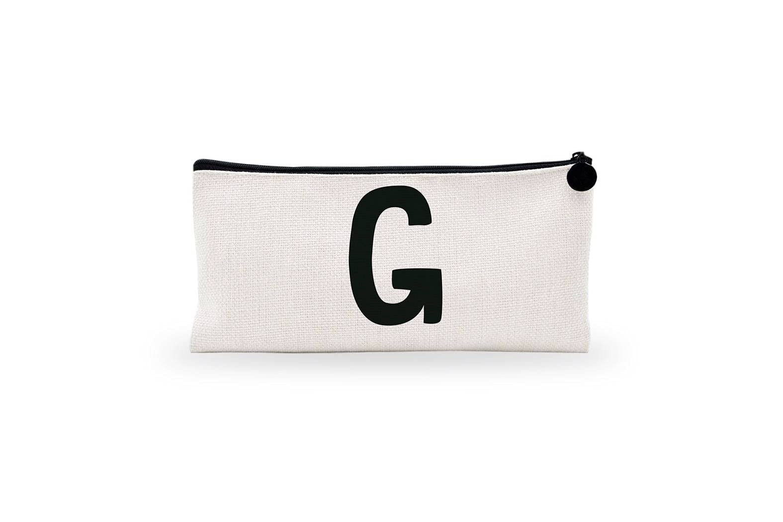 Bonamaison Digitally Printed Canvas Pencil Pouch with Zipper, Zipper Pencil Case for School, Canvas Pen Bag for Kids, Boys, Girls, 100% Cotton, Unisex, 1 Piece, 21x12 Cm