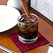 Perfect Stix - 2 Ply Burgundy-100ct 2 Ply Burgundy Napkin-100 Paper Cocktail Beverage Napkins, 2-Ply, Burgundy (Pack of 100)