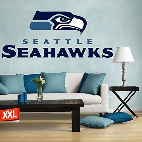 Full color Seattle Seahawks decal, Seattle Seahawks decal, Seattle Seahawks logo decal, Seattle Seahawks, Seahawks decal, Seahawks decal, Seahawks sticker, Seahawks large decal pf20 (17" x 40")