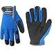 Kids Stretch Work Gloves with Synthetic Leather Palm, Fits Youth Ages 5-8 (Wells Lamont 7700Y)
