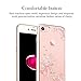 iPhone 7 Plus Case from Kingxbar ,Bling Diamond Crystals from SWAROVSKI Element Hard PC Transparent Sparkly Case Cover for Apple iPhone 7 Plus (5.5 Inch) (Shoe-Rose)
