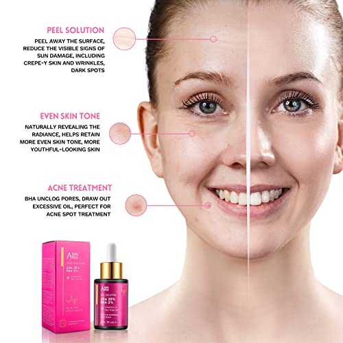 AHA BHA Face Peel Peeling Solution Glycolic Acid 30 + Salicylic Acid