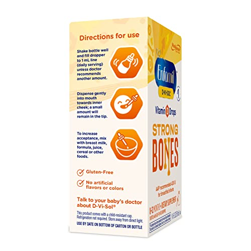 Enfamil Baby Vitamin DViSol Liquid Supplement Drops for Infants