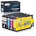 OfficeWorld Compatible Ink Cartridge Replacement for HP 950 951 950XL 951XL for HP Officejet Pro 8600 8610 8620 8630 8640 8100 8625 8615 251dw 271dw 276dw Printer (1 Black, 1 Cyan, 1 Magenta, 1Yellow)