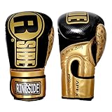 Ringside Apex Flash Sparring Gloves, Black/Gold, 16-Ounce