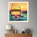 Ingzy 5D Diamond Painting Kits Full Drill Cup Beach, DIY Cross Stitch Round Rhinestone Embroidery Arts Craft for Home Wall Decor- Ocean in The Cup(11.8x11.8in)
