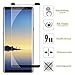 Sliiq Samsung Galaxy Note 8 Premium Tempered Glass Screen Protector [Easy to Install][Case Friendly][Anti-Fingerprint][2PACK][Black]