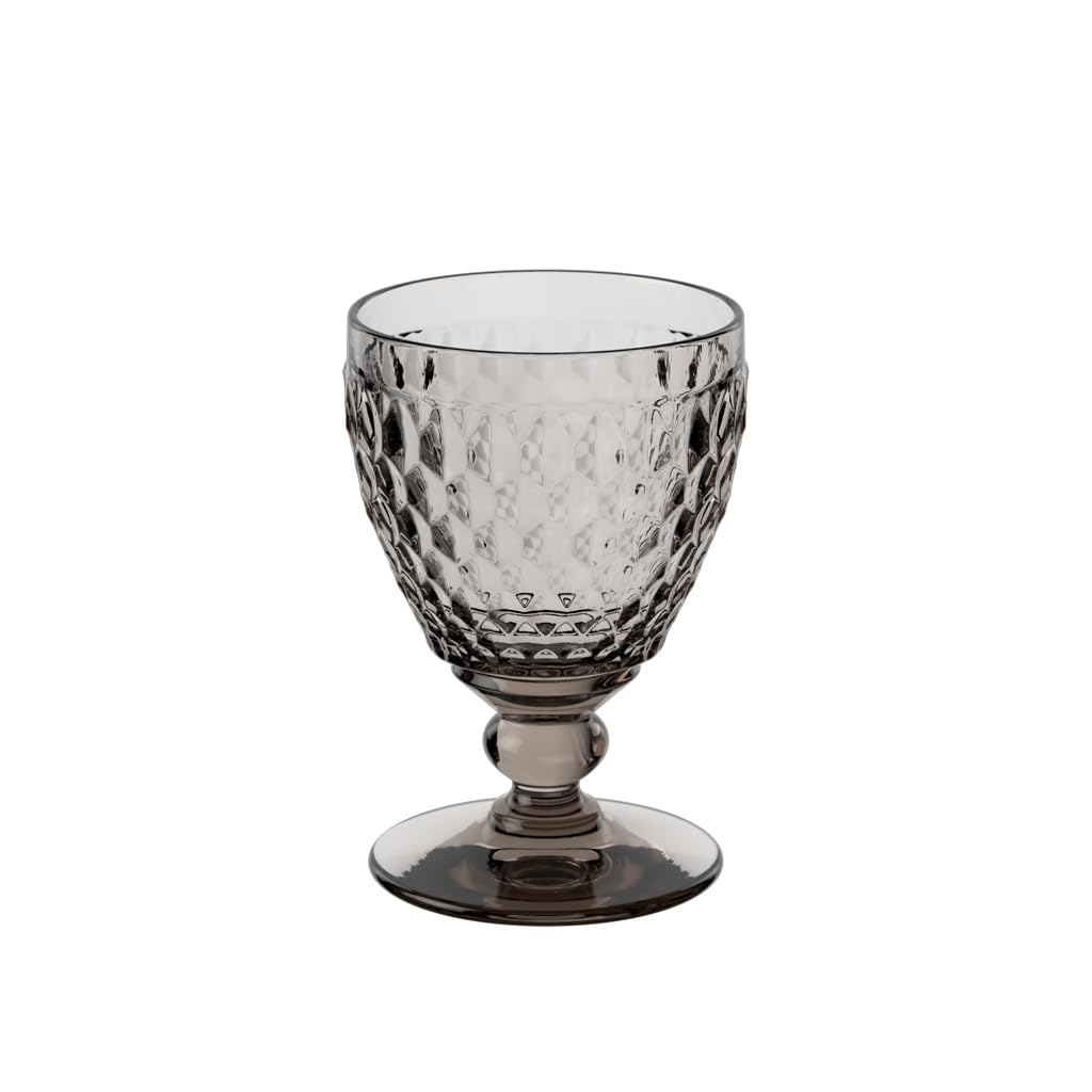 Villeroy & Boch 11-7309-0025 Boston Coloured Red Wine Smoke, 310 ml, Crystal Glass, Grey, 132 mm