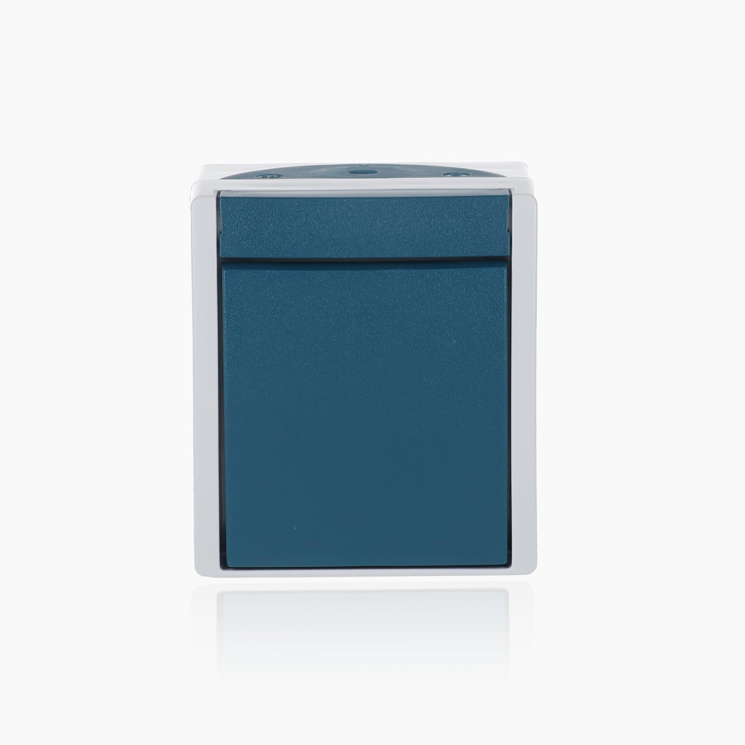 Busch-Jaeger 2601/6W-53 Wippschalter, Aus-Wechsel, grau/bluegreen, Aufputz, ocean IP44