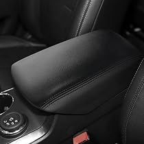 Housse D'Accoudoir En Simili Cuir Pour Ford Explorer 2011-2019 - Protection Console Centrale, Noir, 40x21x3 Cm