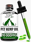 Natural Hemp Oil for Dogs & Cats - 7000mg - Pet Hemp Oil - Separation Anxiety & Stress Relief - Supports Mobility, Hip & Joint, Immune System - Calming Treats for Dogs - Made in USA