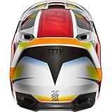 Fox Racing V1 Motif Youth Boys Off-Road Motorcycle Helmet - Red/White/Large
