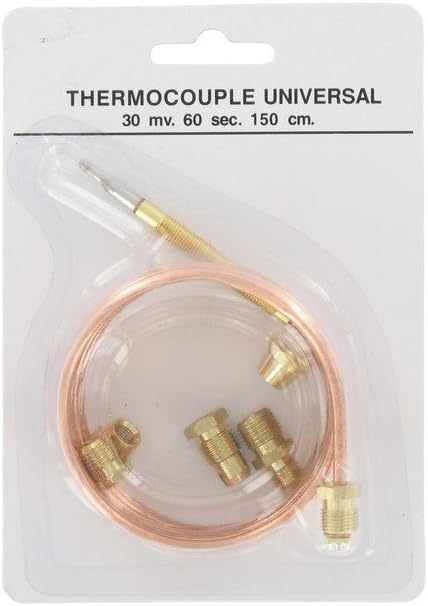 Paxanpax PCK683 Universal Gas Thermocouple Kit, 1500 mm, Gold