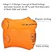 Wowelife Arm Floaties for Kids, Inflatable Swim Arm Bands Floater Sleeves Swimming Rings Tube Armlets for Kids and Toddlers(Orange)