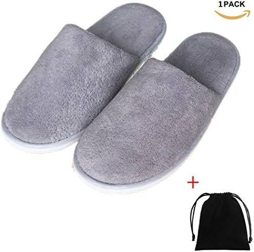 Men Travel Business Trip Hotel Club Portable Not Disposable Folding Slippers Boys Home Guest Slippers With Bag