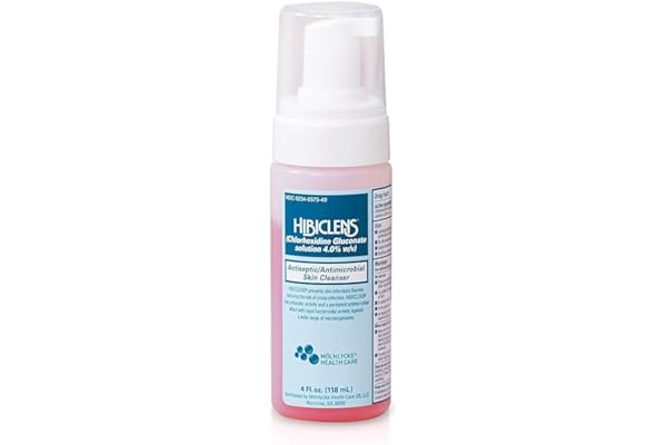 Hibiclens Antiseptic Antimicrobial Skin Cleanser 4oz Foam Pump