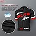 Arltb Cycling Jersey and Bib Shorts Set Black