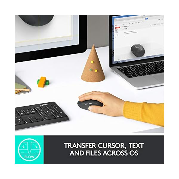 Logitech M330 SILENT PLUS Wireless Mouse, 2.4GHz with USB Nano Receiver, 1000 DPI Optical Tracking, 2-year Battery Life…