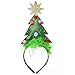 Gift Boutique Christmas Headband Holiday Head Boppers, Pack of 3 Santa Hat and Tree Party Favor Decor Supplies Accessories for Kids and Adults