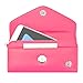 caseen ViVi Wallet Clutch Purse Case for Apple iPhone XS Max XR XS X 8 7 6S Plus, Samsung Galaxy S9/S9 Plus/S8/S8 Plus/Note 9 Note 8, Google Pixel 2 HTC LG Sony MOTO & more (Pink/Black, Large Size)