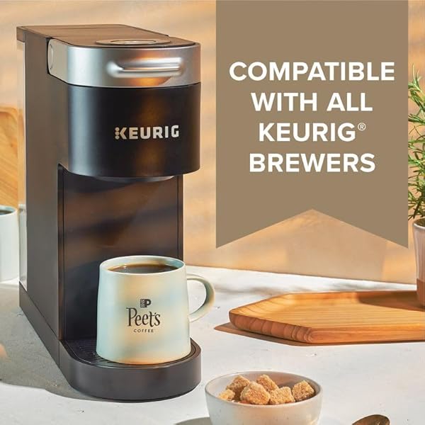 PEET’S COFFEE, MEDIUM ROAST DECAF KEURIG K-CUP PODS, DECAFFEINATED ARABICA COFFEE – DECAF ESPECIAL 10 COUNT (1 BOX OF 10 PODS)