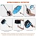 Atree Compact Folding Travel Umbrella Auto Open and Close Double Canopy 46 inch Large,Windproof&Waterproof , Sturdy, Portable and Lightweight for Easy Carrying,Unisex,Black-Blue