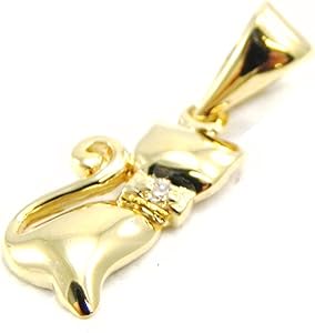 Les Tresors De Lily I4048 Rose Gold Plated Pendant Chat Beaute Amazon De Schmuck