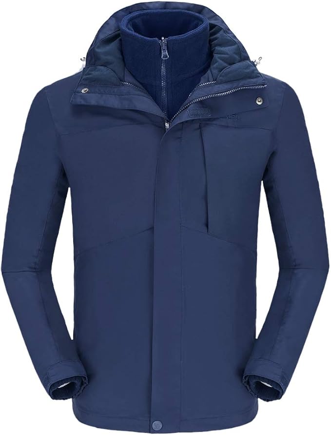 CAMELSPORTS Men's Mountain Ski Jacket 3 in 1 Waterproof