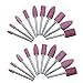 NIUPIKA Abrasive Wheels Polishing Bits Grinding Stone Bit Rotary Tool Accessories Drill Grinder Bit Kit 3mm Mandrel 20 Pieces