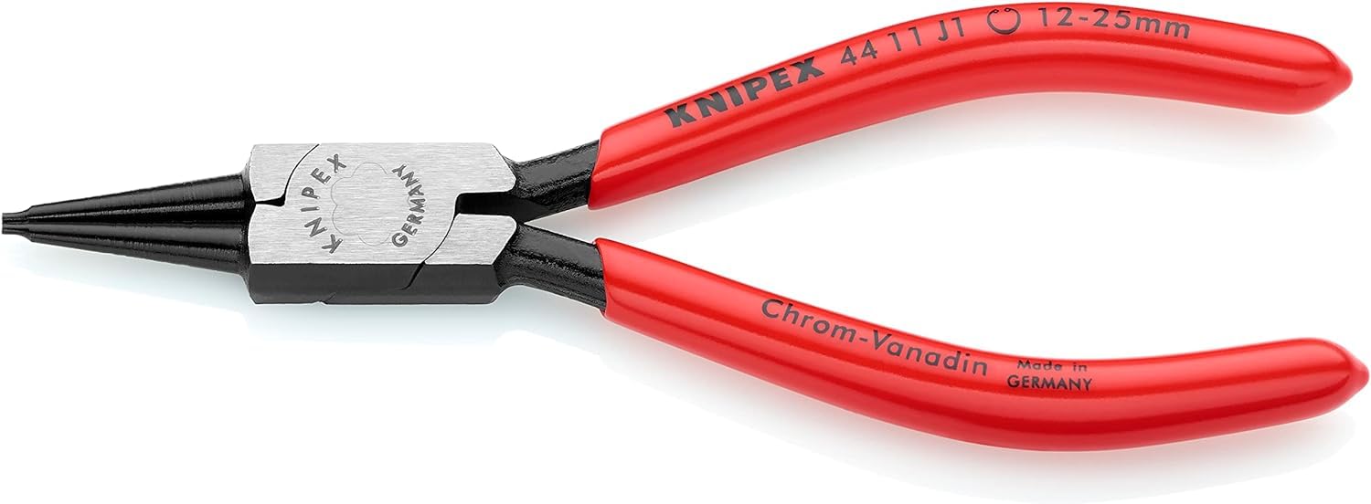 KNIPEX Circlip Pliers for Internal Circlips in Bore Holes with Plastic Coating 140 mm, 44 11 J1
