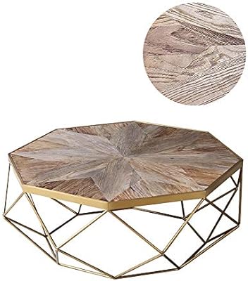 Amazon Com Kuku Coffee Table Vintage Octagonal Flower Natural