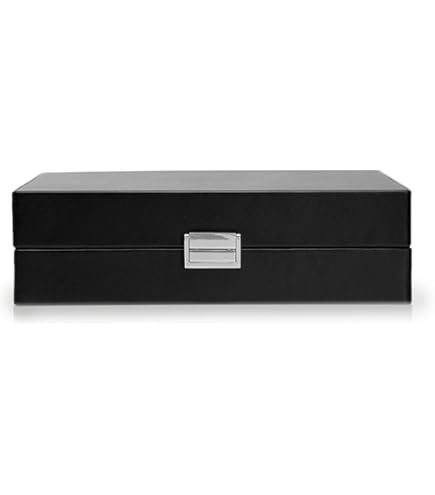 時計 WOLF 5 PIECE WATCH BOX Amazon.com: WOLF Windsor 5-Piece Watch Box, Black - Features