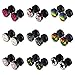Charisma Acrylic Screw Back Dumbbell Fake Cheaters Faux Illusion Plugs Tunnel Stud Earring Set