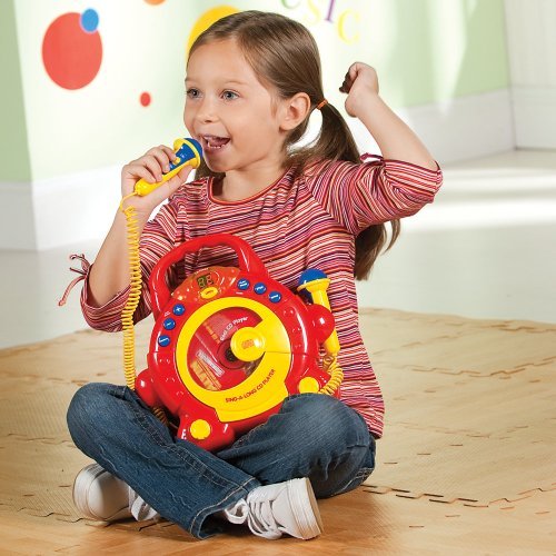 Kids' Portable CD Player with Microphones