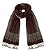 Peach Couture Women's Ravishing Reversible Jacquard Paisley Shawl Wrap Pashmina Cranberry Red Dark Gold