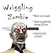 Halloween Haunters Animated Hanging Zombie Reaper That Shakes & Speaks Prop Decoration - Knife Through Skull, Evil Red LED Eyes - Battery Operated - Haunted House, Graveyard, Entryway Party Display